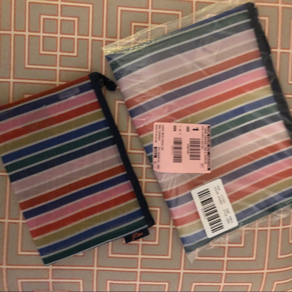 J crew mesh bags